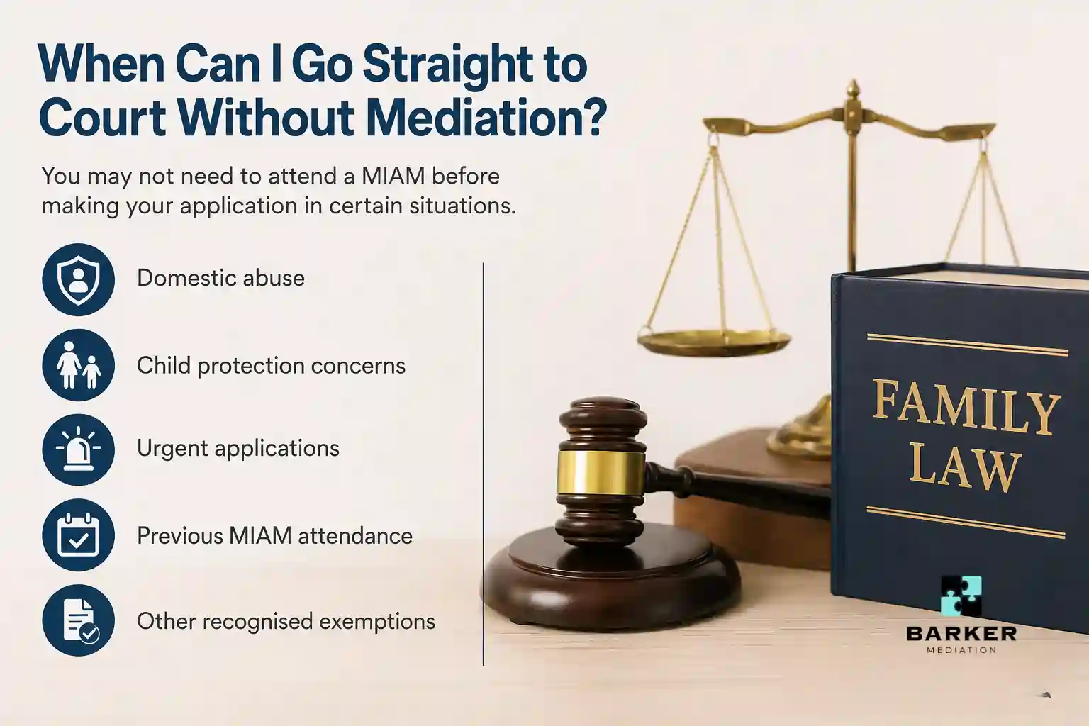 When Can I Go Straight to Court Without Mediation England?